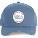 lippikset-kaareva-sininen-snapback-kustom-kulture-col-ant-von-dutch