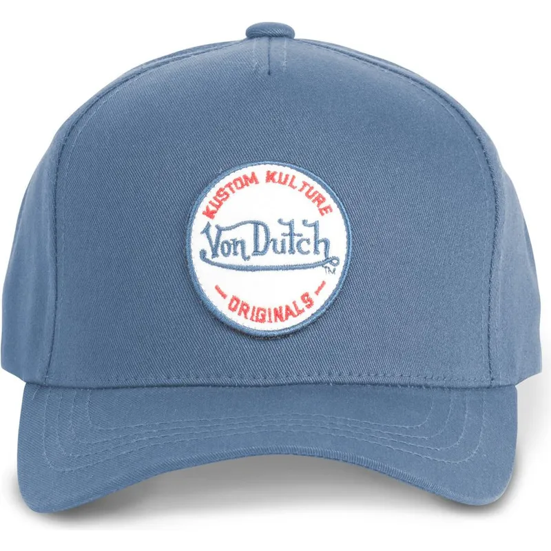 lippikset-kaareva-sininen-snapback-kustom-kulture-col-ant-von-dutch