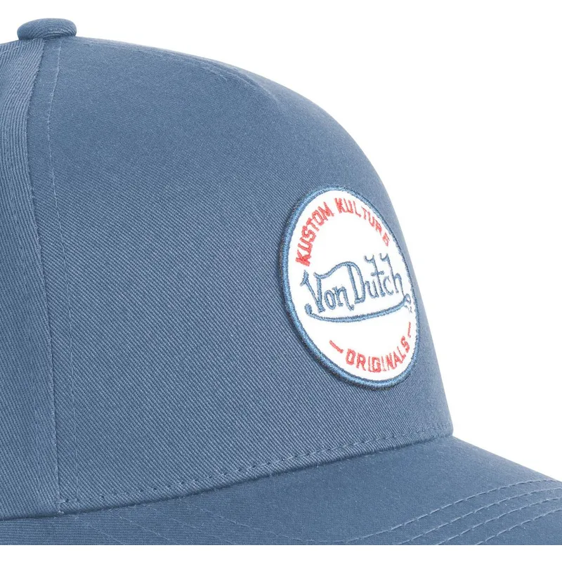 lippikset-kaareva-sininen-snapback-kustom-kulture-col-ant-von-dutch