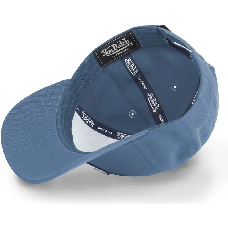 lippikset-kaareva-sininen-snapback-kustom-kulture-col-ant-von-dutch