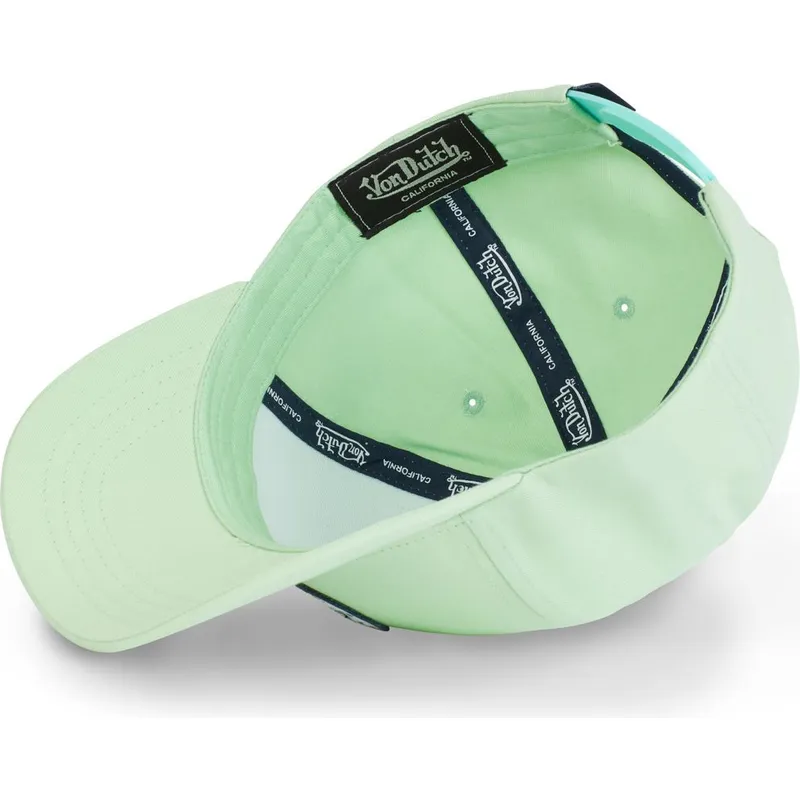 lippikset-kaareva-vihrea-snapback-kustom-kulture-col-mint-von-dutch