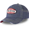 lippikset-kaareva-sininen-saadettava-nauha-vaquero-moto-club-moto-von-dutch