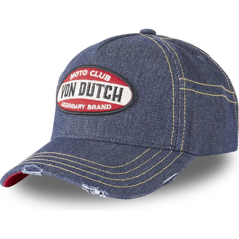 lippikset-kaareva-sininen-saadettava-nauha-vaquero-moto-club-moto-von-dutch
