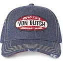 lippikset-kaareva-sininen-saadettava-nauha-vaquero-moto-club-moto-von-dutch