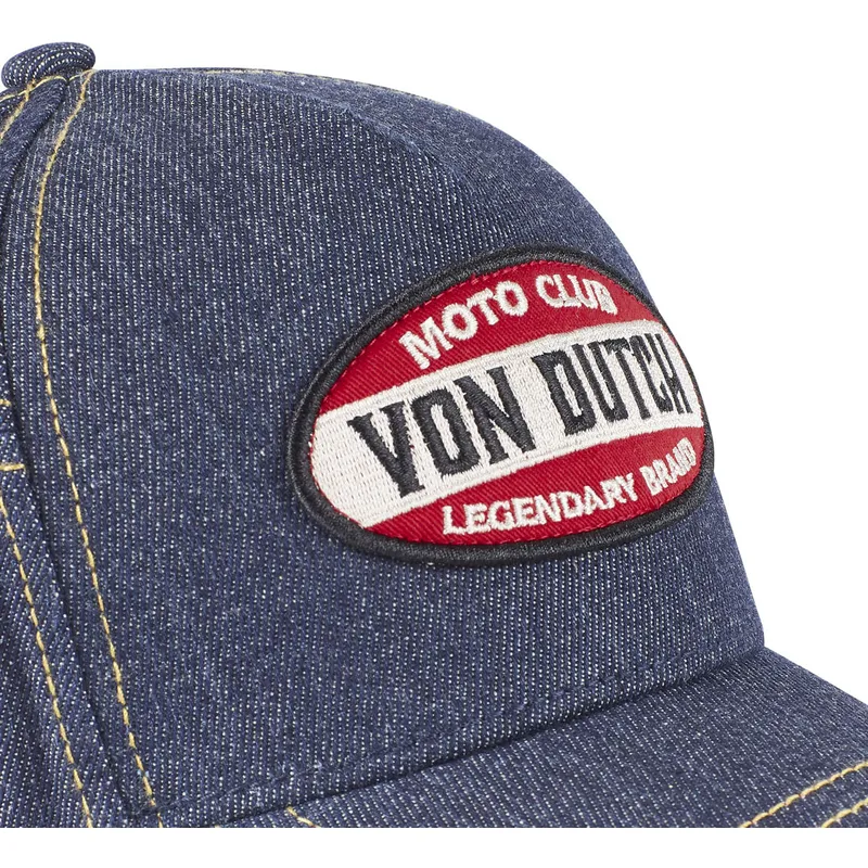 lippikset-kaareva-sininen-saadettava-nauha-vaquero-moto-club-moto-von-dutch