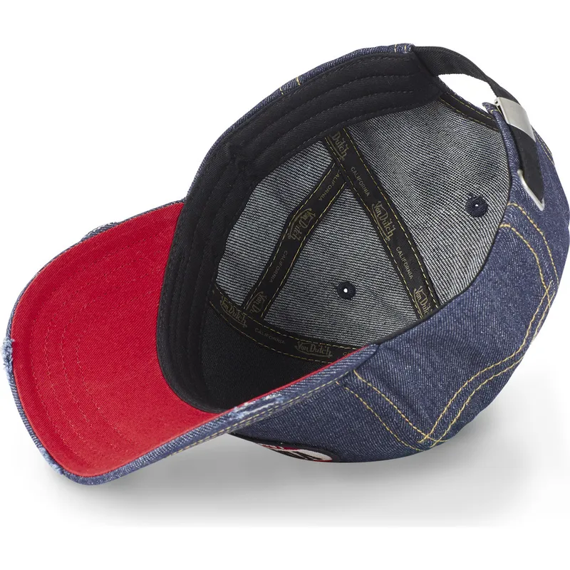 lippikset-kaareva-sininen-saadettava-nauha-vaquero-moto-club-moto-von-dutch