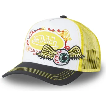 Cap kaareva yellow snapback Von Dutch