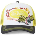 lippikset-kaareva-rekka-keltainen-snapback-pat-yel-von-dutch