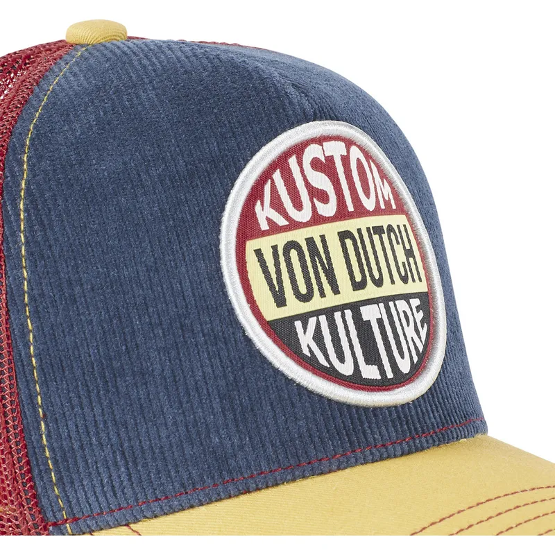 lippikset-kaareva-rekka-laivastonsininen-snapback-kustom-kulture-kus-von-dutch