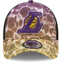lippikset-kaareva-rekka-monivarinen-snapback-a-frame-summer-city-los-angeles-lakers-nba-new-era