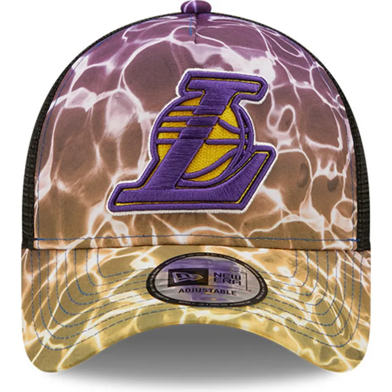 lippikset-kaareva-rekka-monivarinen-snapback-a-frame-summer-city-los-angeles-lakers-nba-new-era