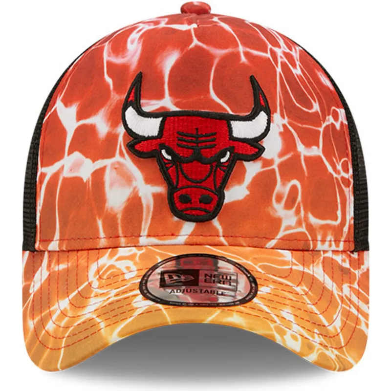 lippikset-kaareva-rekka-oranssi-snapback-a-frame-summer-city-chicago-bulls-nba-new-era