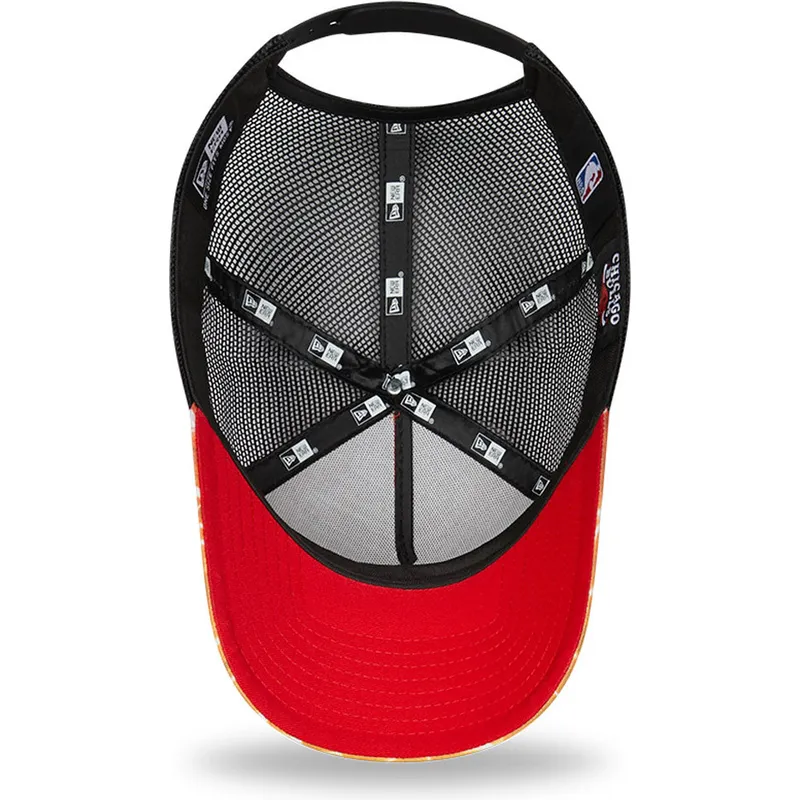 lippikset-kaareva-rekka-oranssi-snapback-a-frame-summer-city-chicago-bulls-nba-new-era
