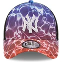 lippikset-kaareva-rekka-monivarinen-snapback-a-frame-summer-city-new-york-yankees-mlb-new-era