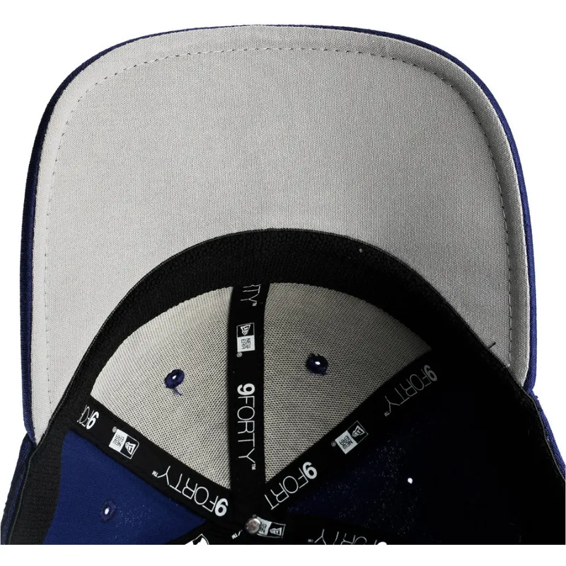 lippikset-kaareva-sininen-snapback-9forty-washed-pack-split-los-angeles-dodgers-mlb-new-era