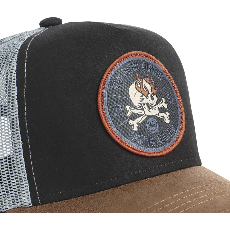 lippikset-kaareva-rekka-musta-snapback-kustom-kulture-skull-sku-von-dutch lippikset-kaareva-rekka-musta-snapback-kustom-kulture-skull-sku-von-dutch