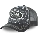 lippikset-kaareva-rekka-musta-snapback-tat05-von-dutch