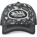 lippikset-kaareva-rekka-musta-snapback-tat05-von-dutch