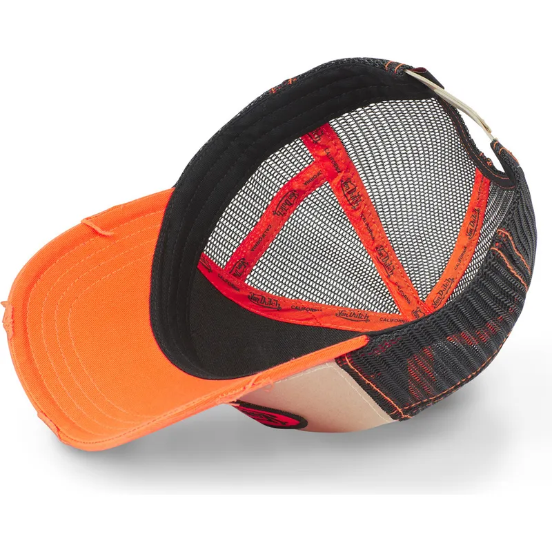 lippikset-kaareva-rekka-oranssi-snapback-ora-von-dutch
