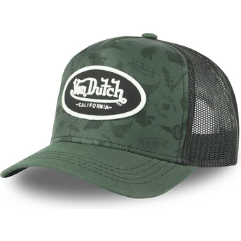 lippikset-kaareva-rekka-vihrea-snapback-tat03-von-dutch