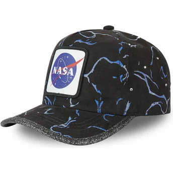 Cap kaareva black adjustable strap NASA Capslab