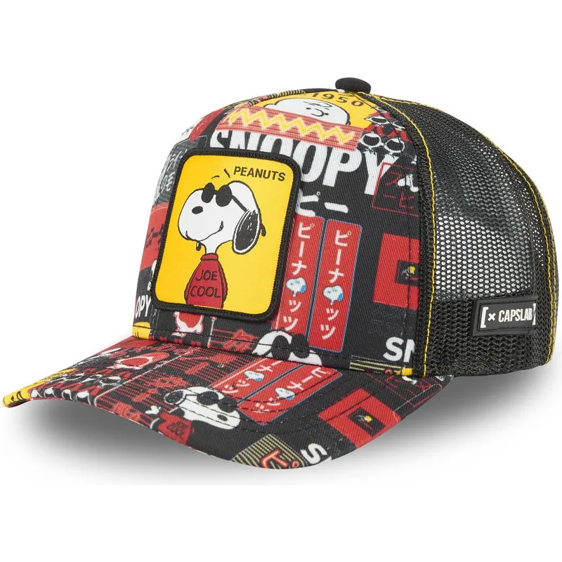 lippikset-kaareva-rekka-musta-snapback-joe-cool-pea-sam1-snoopy-tenavat-capslab