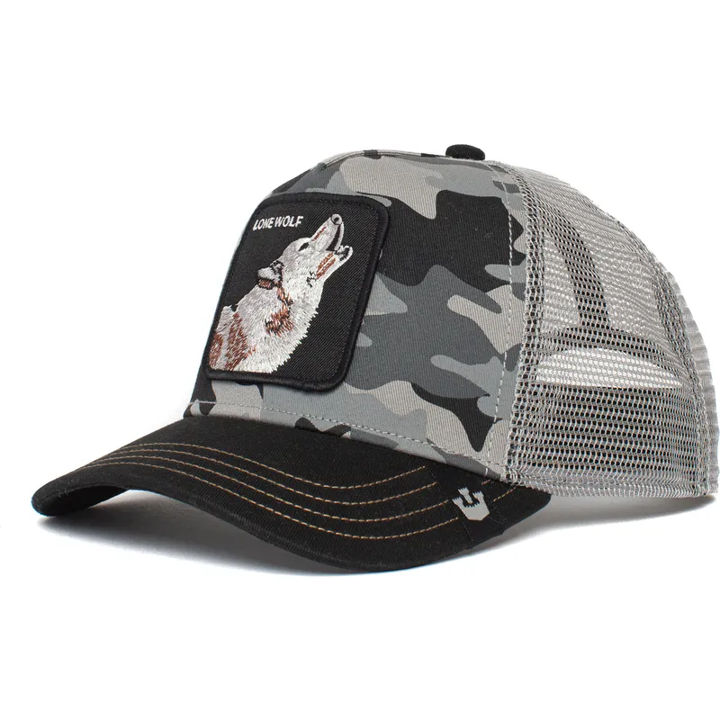 lippikset-kaareva-rekka-maastokuvio-snapback-lone-wolf-solitario-dog-soldier-the-farm-goorin-bros