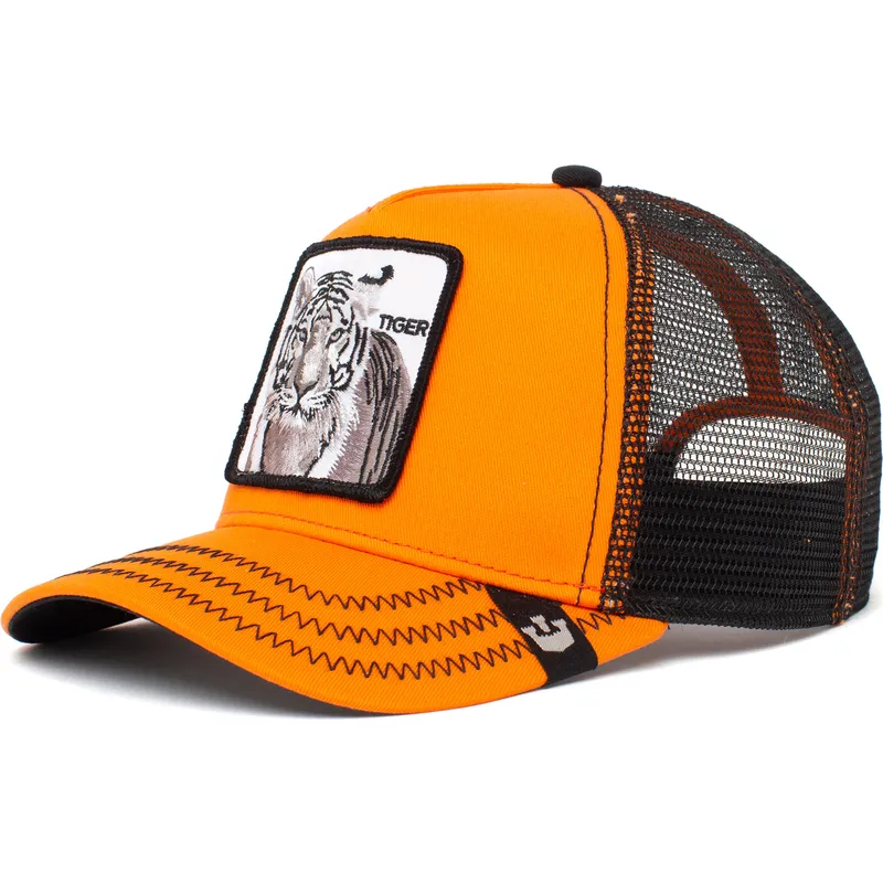 lippikset-kaareva-rekka-oranssi-snapback-the-white-tiger-the-farm-goorin-bros lippikset-kaareva-rekka-oranssi-snapback-the-white-tiger-the-farm-goorin-bros