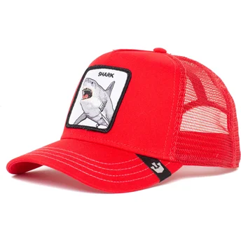 lippikset-kaareva-rekka-punainen-snapback-shark-dunnah-the-farm-goorin-bros
