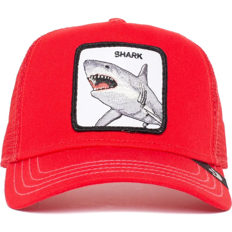 lippikset-kaareva-rekka-punainen-snapback-shark-dunnah-the-farm-goorin-bros