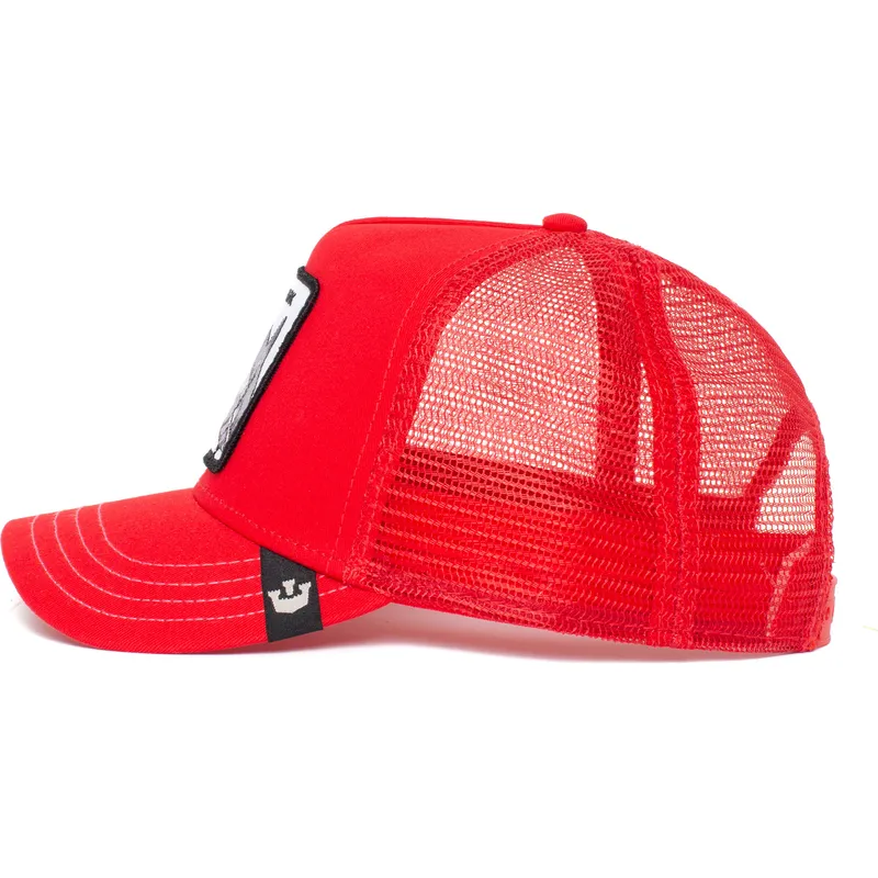 lippikset-kaareva-rekka-punainen-snapback-shark-dunnah-the-farm-goorin-bros