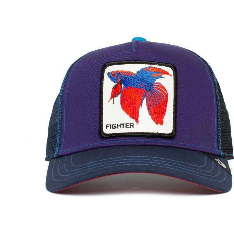 lippikset-kaareva-rekka-sininen-snapback-siam-fighter-yes-siam-the-farm-goorin-bros