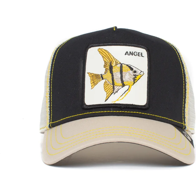 lippikset-kaareva-rekka-musta-snapback-angel-sick-lid-the-farm-goorin-bros