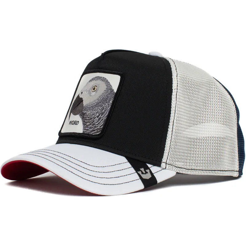 lippikset-kaareva-rekka-musta-snapback-bird-s-the-word-the-farm-goorin-bros