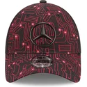 lippikset-kaareva-punainen-saadettava-nauha-9forty-esports-grand-prix-mercedes-formula-1-new-era