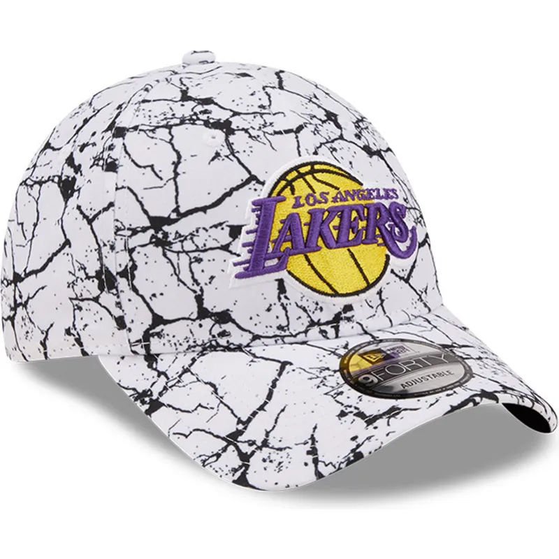 lippikset-kaareva-valkoinen-saadettava-nauha-9forty-marble-los-angeles-lakers-nba-new-era lippikset-kaareva-valkoinen-saadettava-nauha-9forty-marble-los-angeles-lakers-nba-new-era