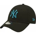 lippikset-kaareva-musta-saadettava-nauha-lapsille-9forty-league-essential-new-york-yankees-mlb-new-era