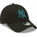 lippikset-kaareva-musta-saadettava-nauha-lapsille-9forty-league-essential-new-york-yankees-mlb-new-era