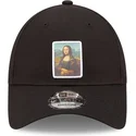 lippikset-kaareva-musta-saadettava-nauha-9forty-patch-mona-le-louvre-new-era