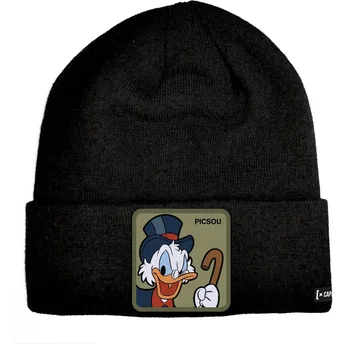 Capslab Scrooge McDuck BON SCR1 Disney Black Beanie