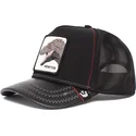 lippikset-kaareva-rekka-musta-snapback-monster-tyrant-king-the-farm-goorin-bros