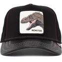 lippikset-kaareva-rekka-musta-snapback-monster-tyrant-king-the-farm-goorin-bros