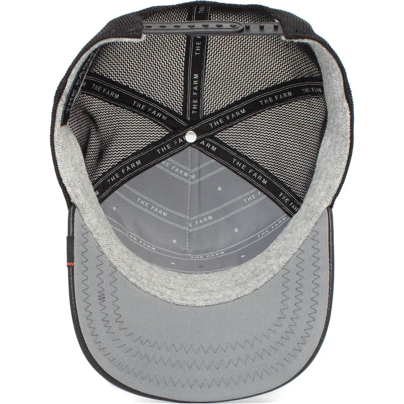 lippikset-kaareva-rekka-musta-snapback-monster-tyrant-king-the-farm-goorin-bros