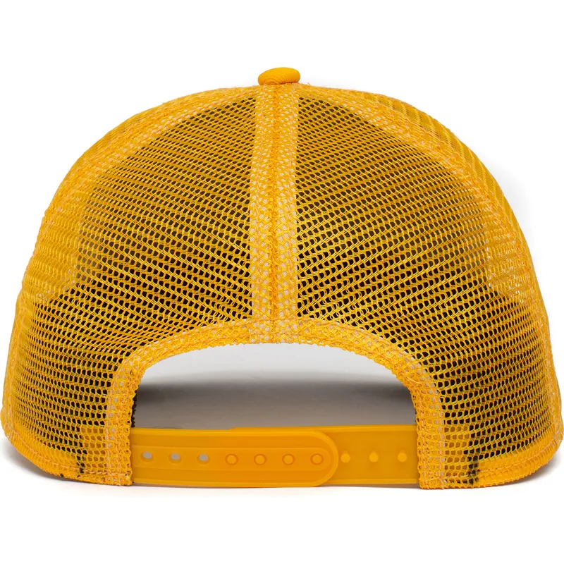 lippikset-kaareva-rekka-keltainen-snapback-defense-roofed-lizard-the-farm-goorin-bros