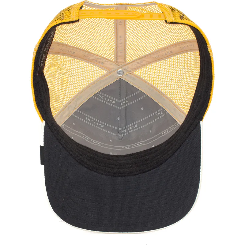 lippikset-kaareva-rekka-keltainen-snapback-defense-roofed-lizard-the-farm-goorin-bros