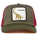 lippikset-kaareva-rekka-vihrea-snapback-herbivore-thunder-lizard-the-farm-goorin-bros