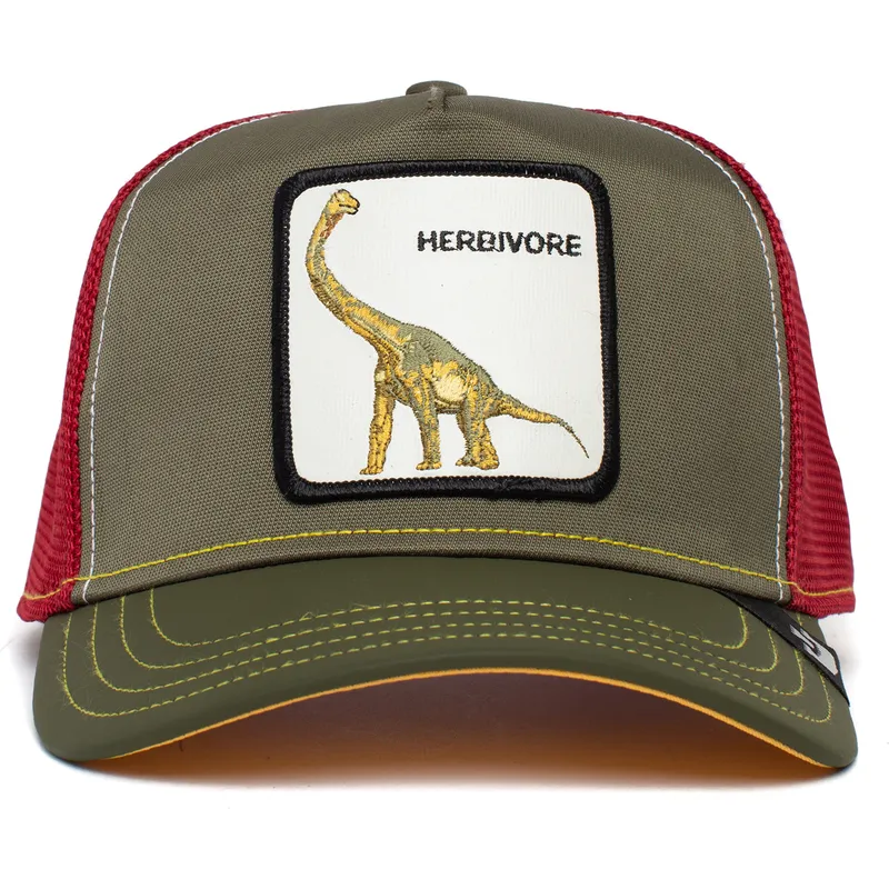 lippikset-kaareva-rekka-vihrea-snapback-herbivore-thunder-lizard-the-farm-goorin-bros