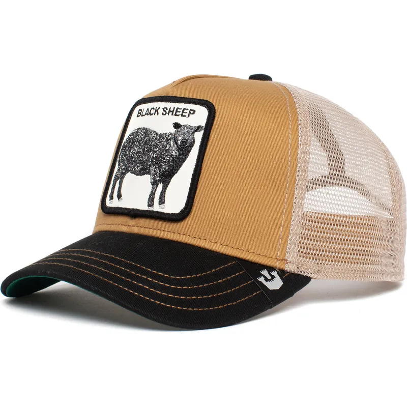 lippikset-kaareva-rekka-ruskea-snapback-the-black-sheep-the-farm-goorin-bros