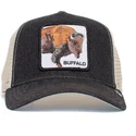 lippikset-kaareva-rekka-musta-snapback-the-buffalo-the-farm-goorin-bros