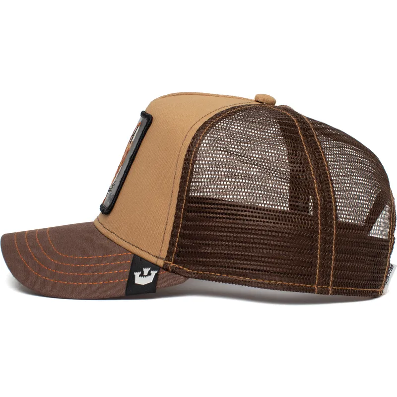 lippikset-kaareva-rekka-ruskea-snapback-the-the-farm-goorin-bros